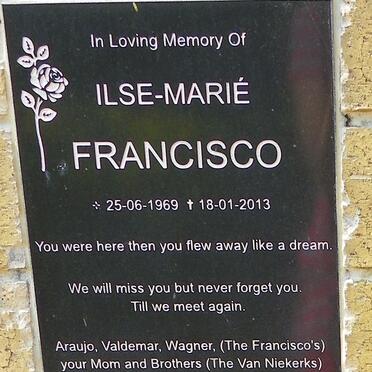FRANCISCO Ilse-Marié 1969-2013
