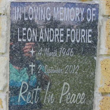 FOURIE Leon Andre 1946-2012