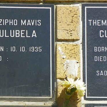 GULUBELA Themba Mitchell 1930-2004 &amp; Nozipho Mavis 1935-