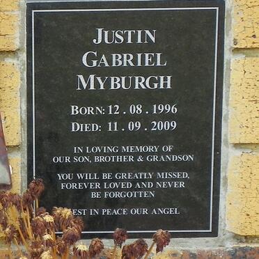 MYBURGH Justin Gabriel 1996-2009