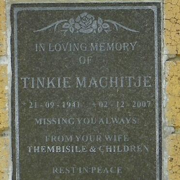 MACHITJE Tinkie 1941-2007