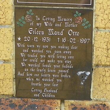 OTTO Eileen Maud 1931-1997