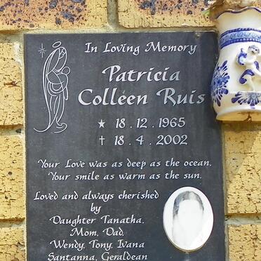 RUIS Patricia Colleen 1965-2002