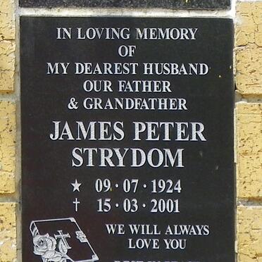 STRYDOM James Peter 1924-2001