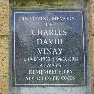 VINAY Charles David 1933-2012