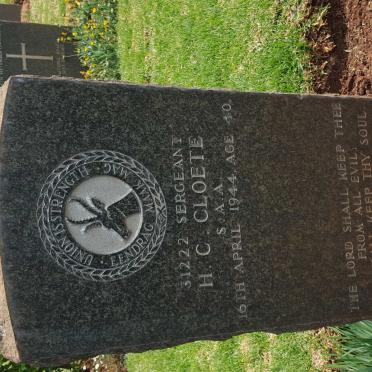 CLOETE H.C. -1944