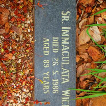 WICHER Immaculata -1986