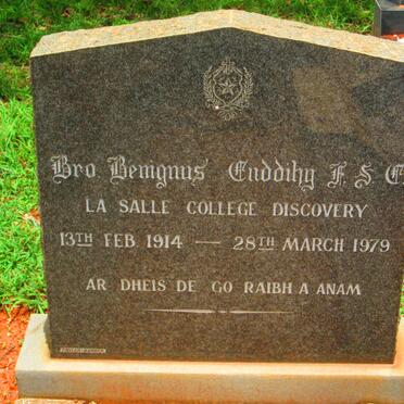 CUDDIHY Benignus 1914-1979