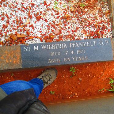 PFANZELT Wigberta M. -1971