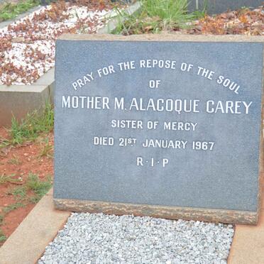 CAREY M. Alacoque -1967