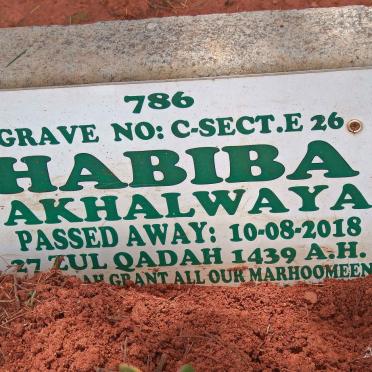 AKHALWAYA Habiba -2018