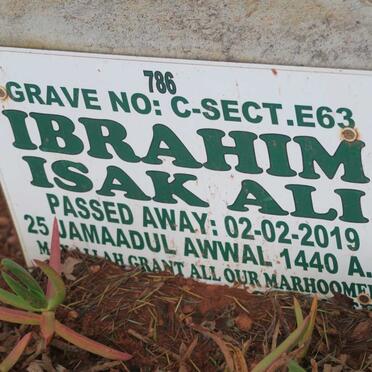 ALI Ibrahim Isak -2019