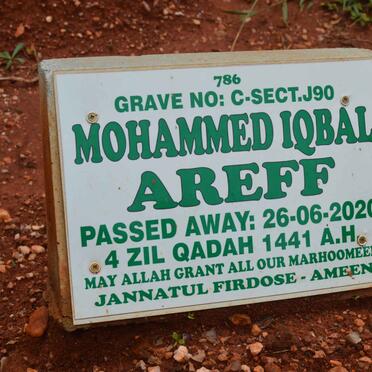 AREFF Mohammed Iqbal -2020