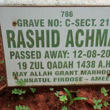 ACHMAT Rashid -2017