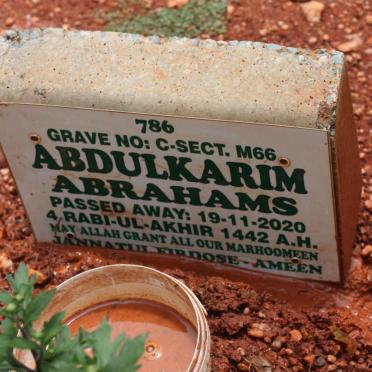 ABRAHAMS Abdulkarim -2020