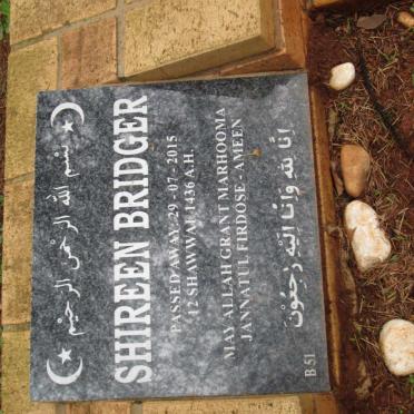 BRIDGER Shireen -2015