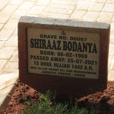 BODANYA Shiraaz 1969-2021