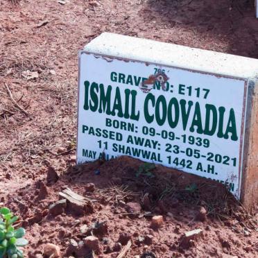 COOVADIA Ismail 1939-2021