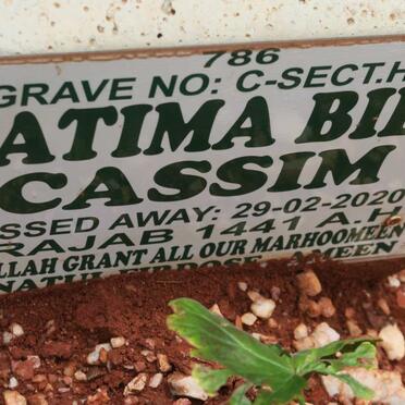 CASSIM Fatima Bibi -2020