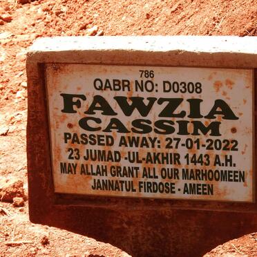 CASSIM Fawzia -2022