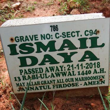 DAYA Ismail -2018