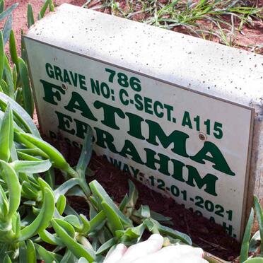 EBRAHIM Fatima -2021