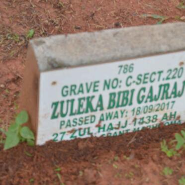 GAJRAJ Zuleka Bibi -2017