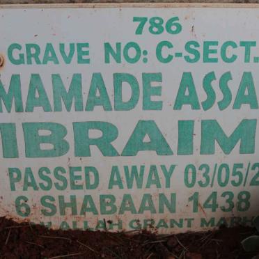 IBRAIMO Mamade Assamo -2017