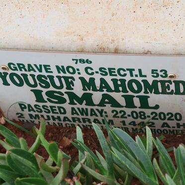 ISMAIL Yousuf Mahomed -2020