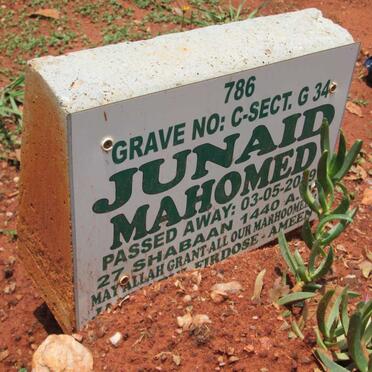 JUNAID Mahomed -2019