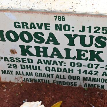 KHALEK Moosa Yusuf -2021