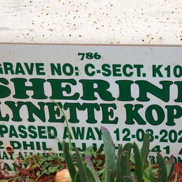 KOPS Sherine Lynette -2020