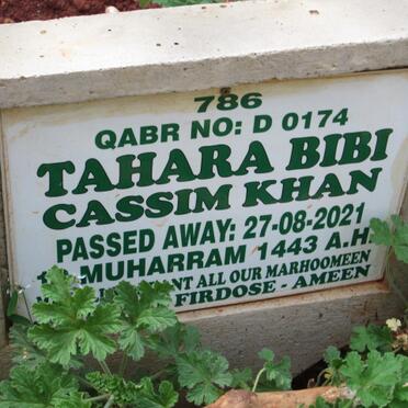 KHAN Tahara Bibi Cassim -2021
