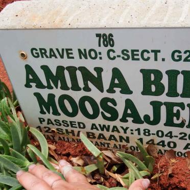 MOOSAJEE Amina Bibi -2019