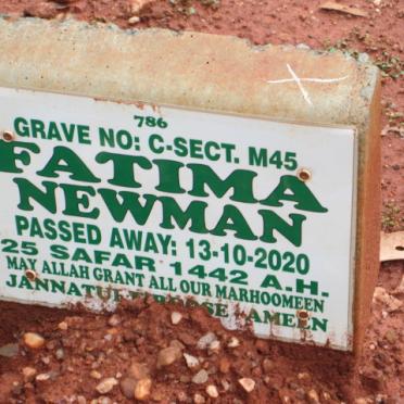 NEWMAN Fatima -2020