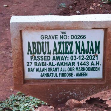 NAJAM Abdul Aziez -2021