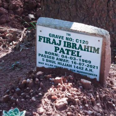 PATEL Firaj Ibrahim 1969-2021