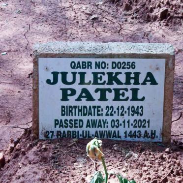 PATEL Julekha 1943-2021