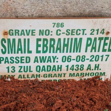 PATEL Ismail Ebrahim -2017