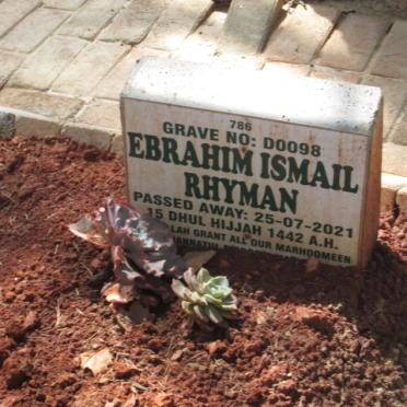 RHYMAN Ebrahim Ismail -2021