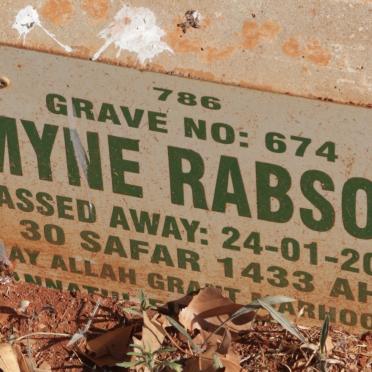 RABSON Myne -2012