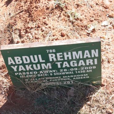 REHMAN Yakum Tagari, ABDUL  -2009