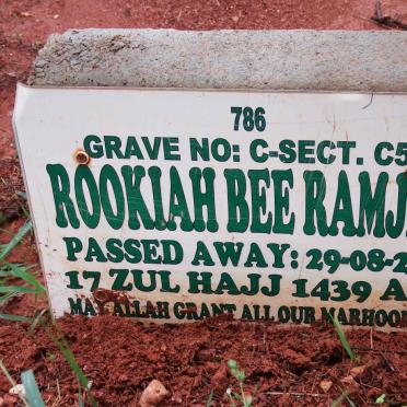 RAMJAN Rookiah Bee -2018