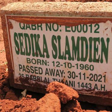 SLAMDIEN Sedika 1960-2021