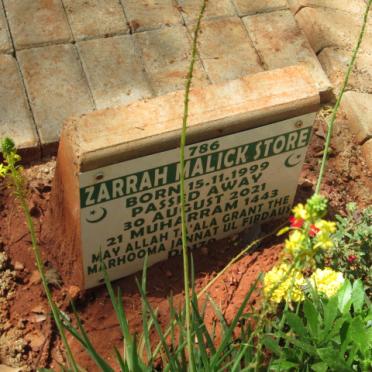 STORE Zarrah Malick 1999-2021