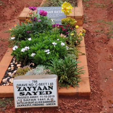 SAYED Zayyaan 2009-2019