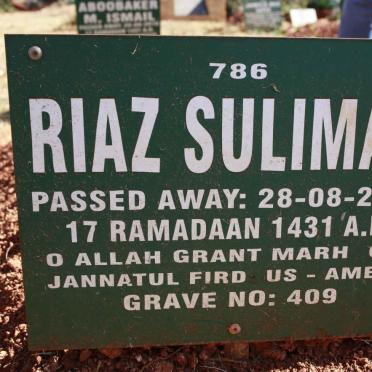 SULIMAN Riaz -2010