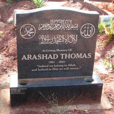 THOMAS Arashad 1961-2021