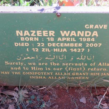 WANDA Nazeer 1984-2007