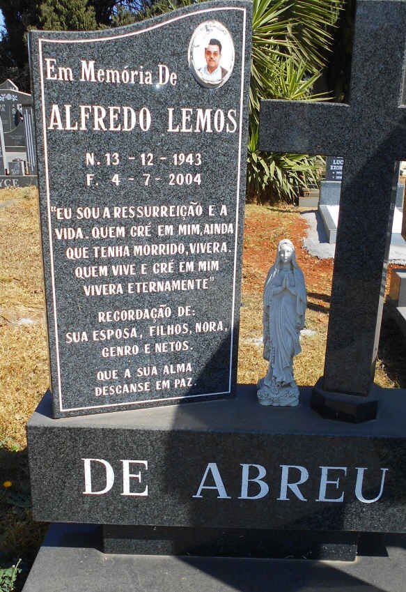 ABREU Alfredo Lemos, de 1943-2004